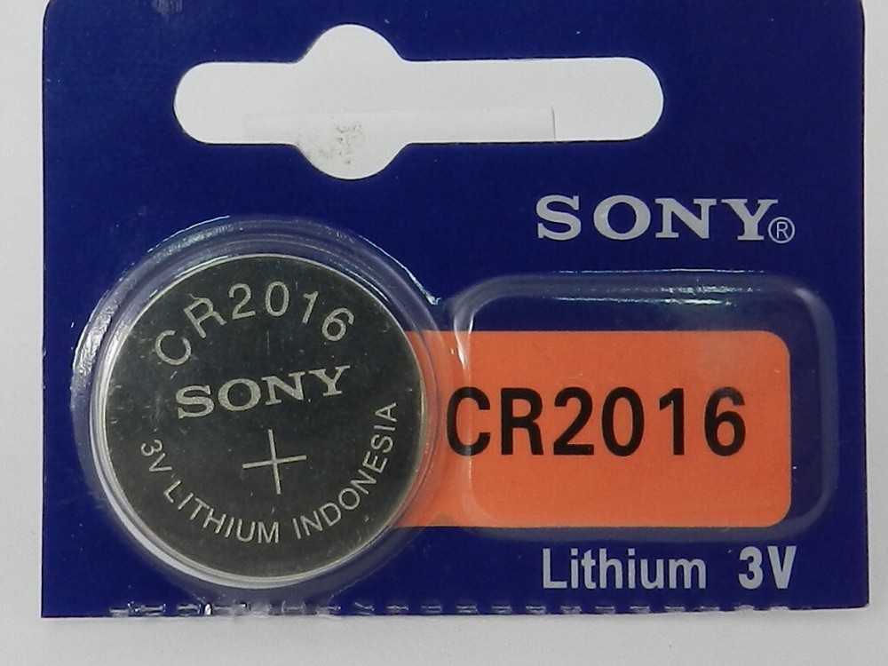 SONY  CR2016  LITHIUM 3V  BATTERY 1Pc