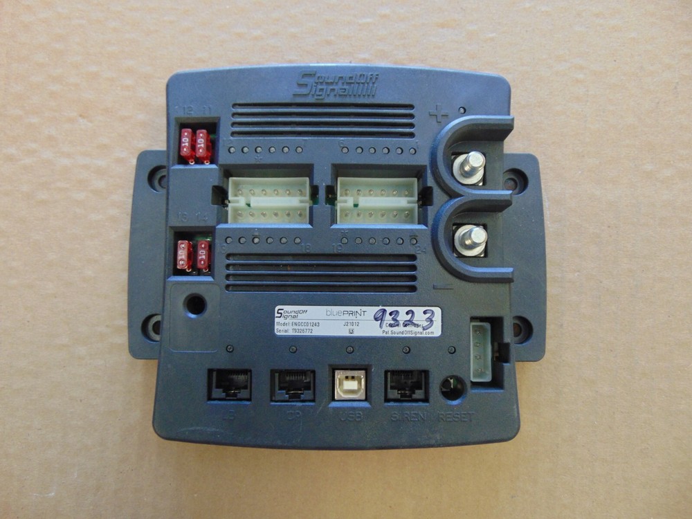 SOUNDOFF SIGNAL BLUEPRINT MODEL ENGC01243 CENTRAL CONTROLLER #9323