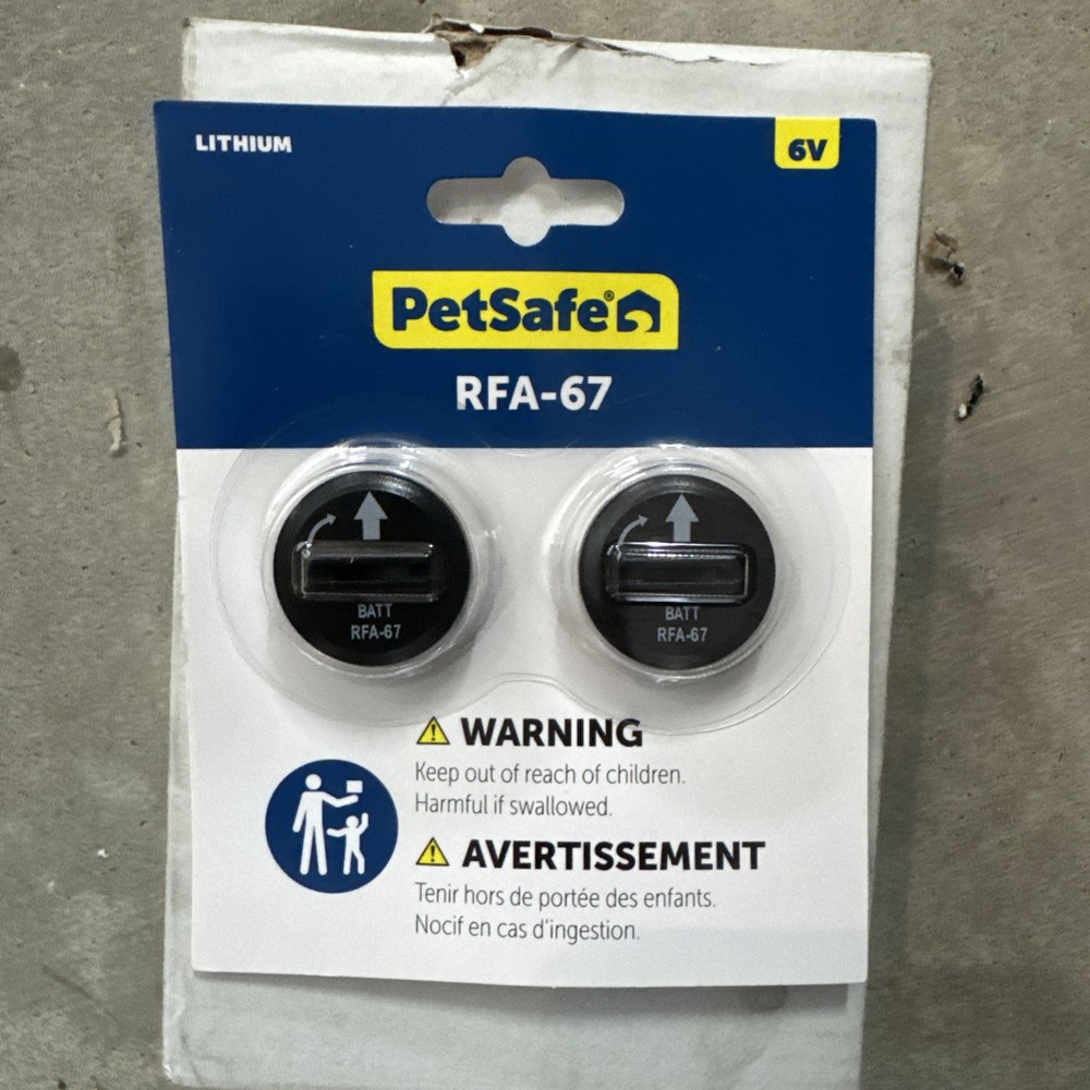 PetSafe RFA67D11 6V Replacement Lithium Batteries - 2 Pack