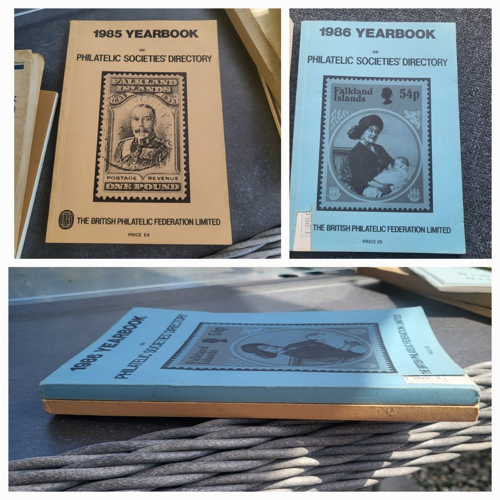 BPF BRITISH PHILATELIC FEDERATION 1985 86 Yearbook Philatelic Societies Director