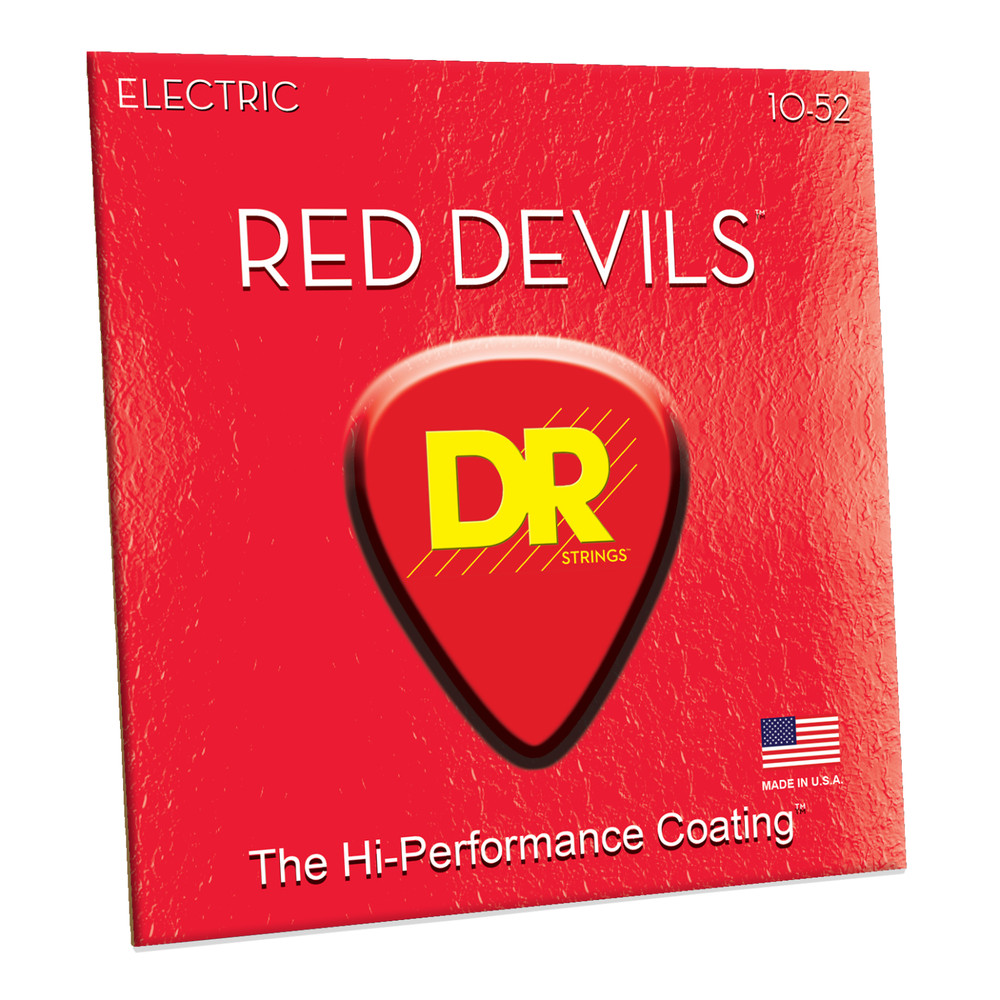 DR RDE-10/52 Red Devils Coated Electric Guitar Strings 10-52