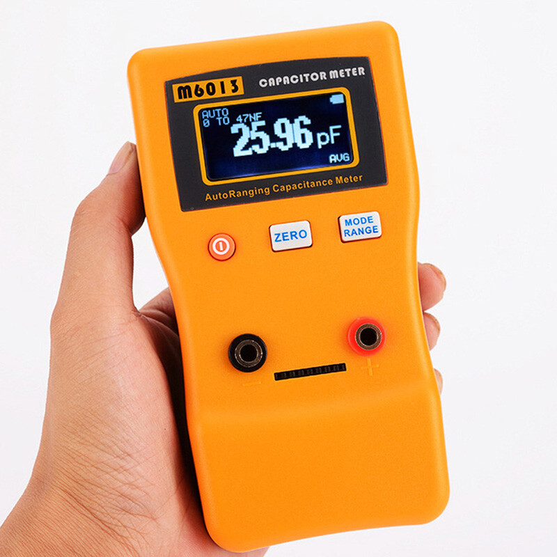 Professional Capacitor Meter Capacitance Resistance Circuit Tester Meter New