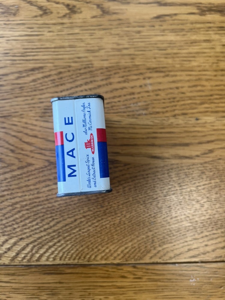 Vintage Mccormick Ground Mace Spice Tin