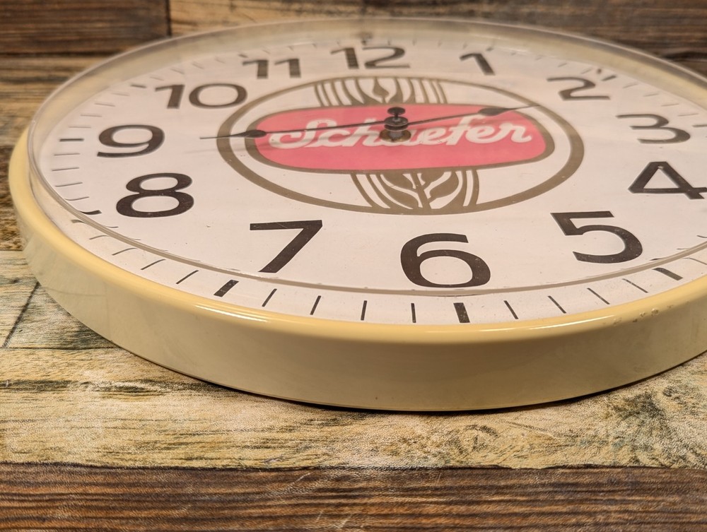 Vintage 13" Schaefer Beer Wall Clock