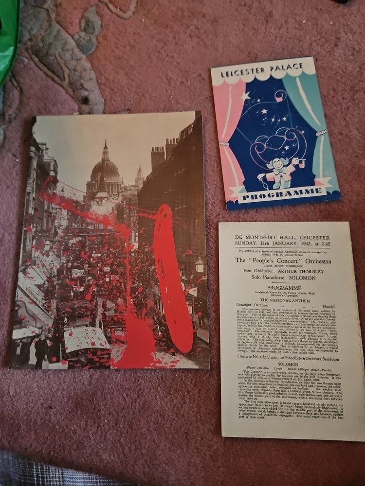 3 Leicester Theatre Programmes