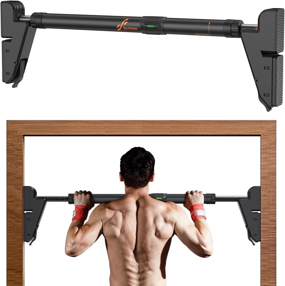 Sportneer Pull Up Bar: Adjustable Width Locking Mechanism Chin up Bar