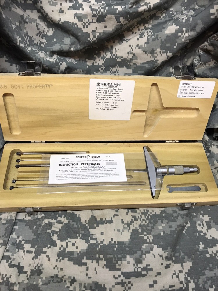 Depth Micrometer, 5210-00-619-4045