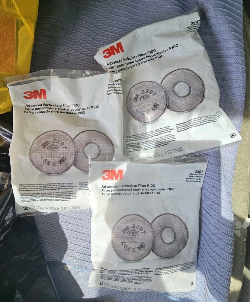 3M 2297 Advanced Particulate Filter - 6 Pack (3) 2pk