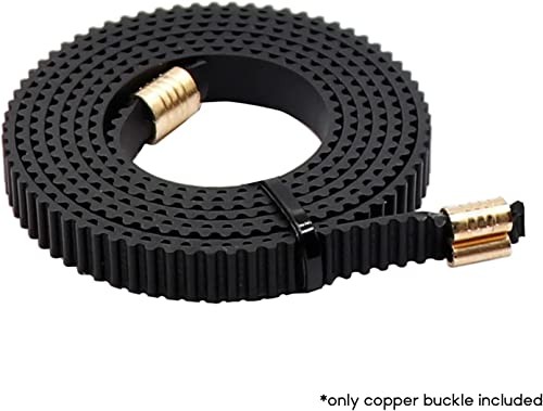 10Pcs Gold 3D Printer Belt Copper Buckles Open Timing Rubber Fixing...