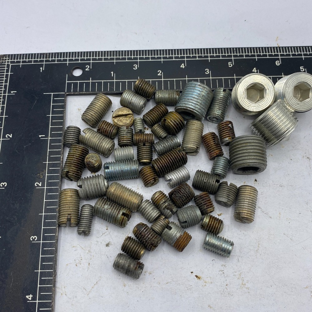 LOT OF 53 ASSORTED THREAD INTERNAL HEX KEPALA PIPE PLUGS INSERT KIT 🎯