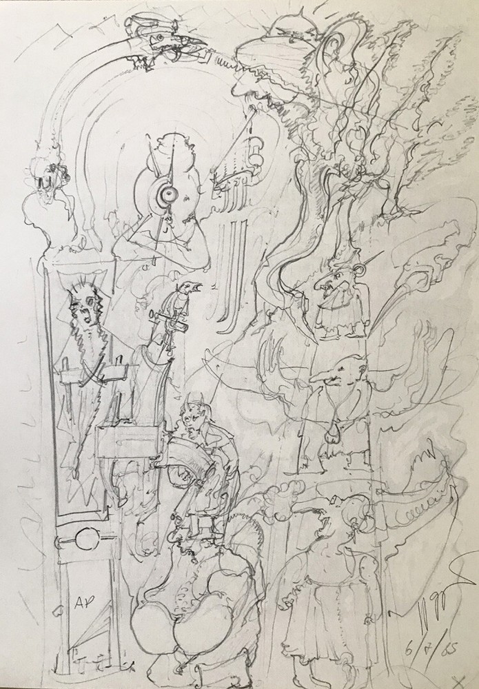 HR GIGER POLTERGEIST signed print from Biomechanics Ltd Book AP/300  Version #2