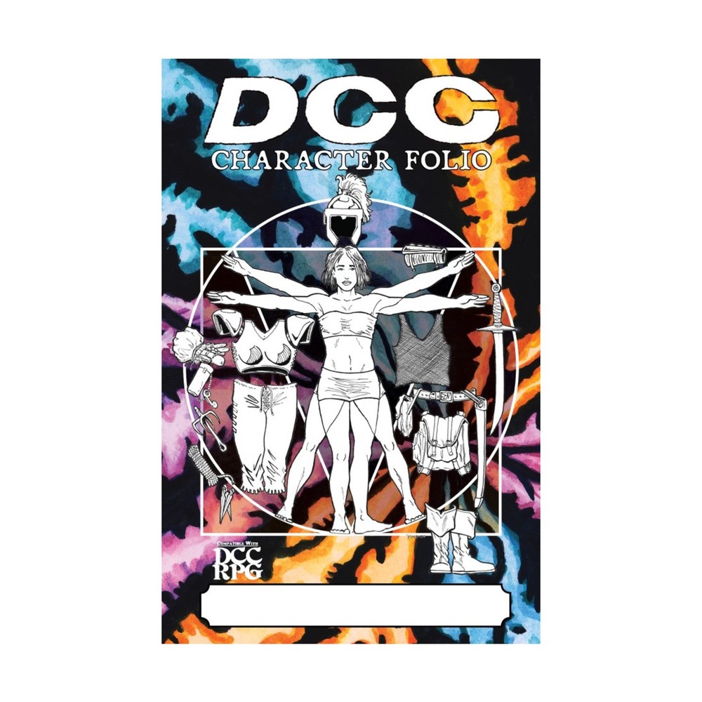 Goodman RPG DCC Digest Sized Character Folio New