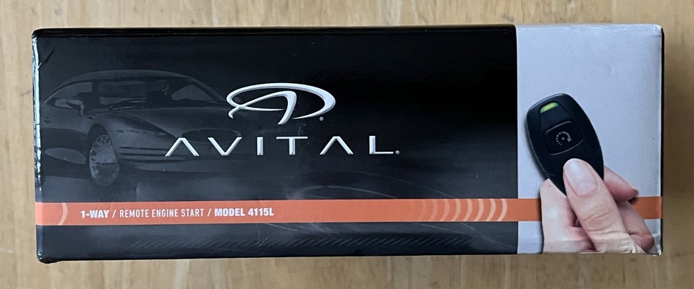 AVITAL 1-Button Remote Start with Unlocking. Model: 4115L.