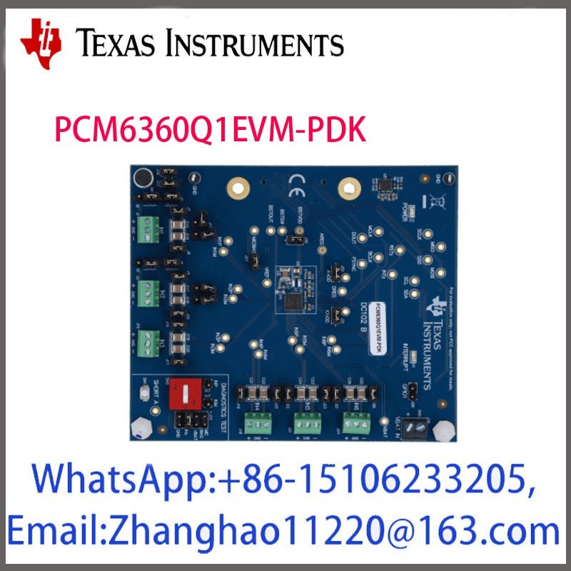PCM6360Q1EVM-PDK 6-Channel Audio ADC Module Data Conversion IC Development Tool