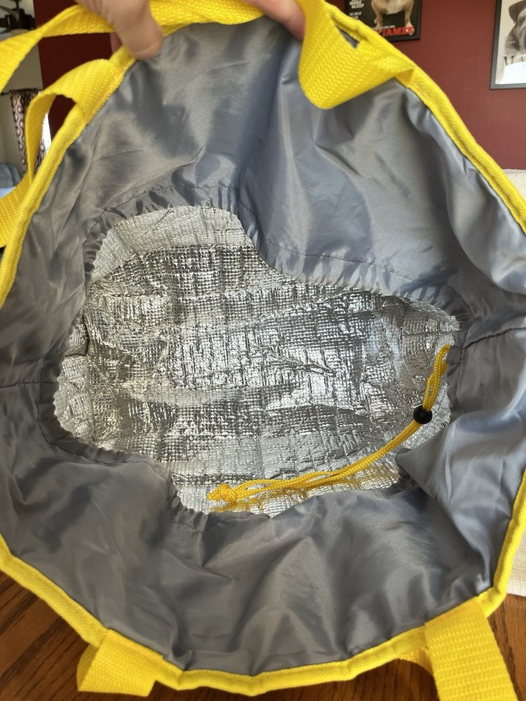 Igloo Insulated Canvas Cooler Tote Drawstring Closure