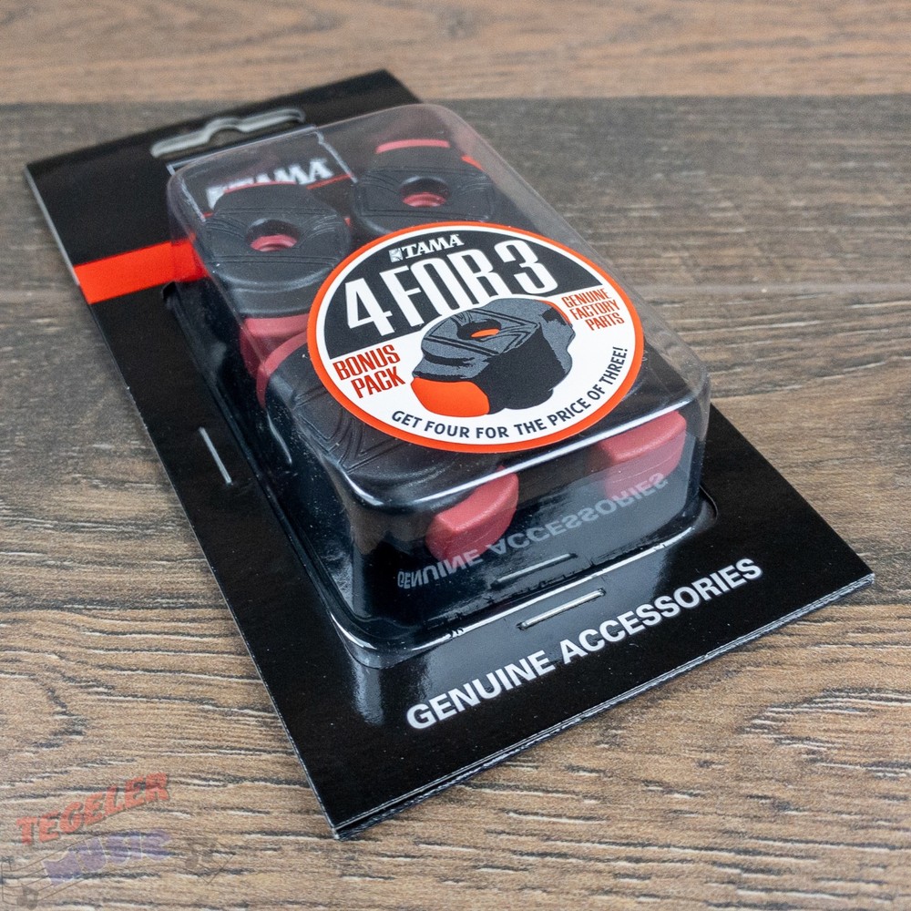 TAMA QC8B4 Quick-Set Cymbal Mate M8 Threads Quick-Release Cymbal Nuts, 4-Pack