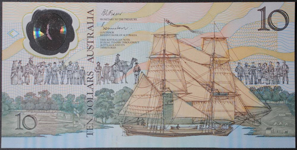 Australia P49b 10 Dollars Gem Uncirculated