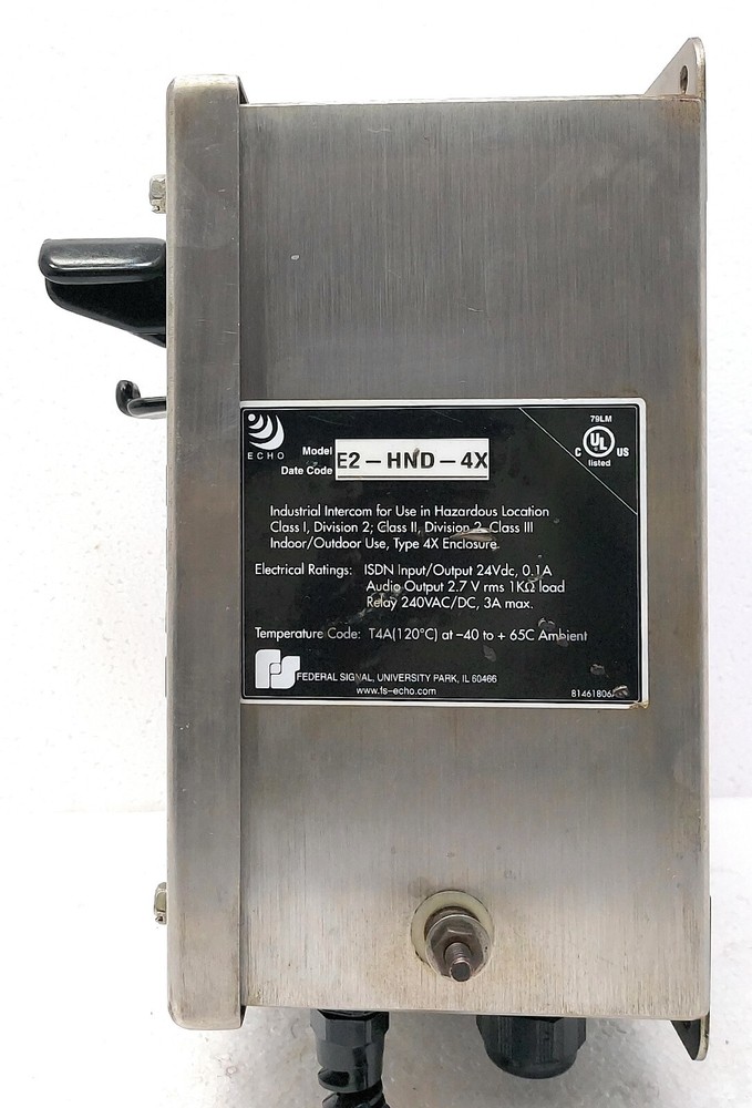 Echo E2-HND-4X Division 2 Digital Intercom Station 16258