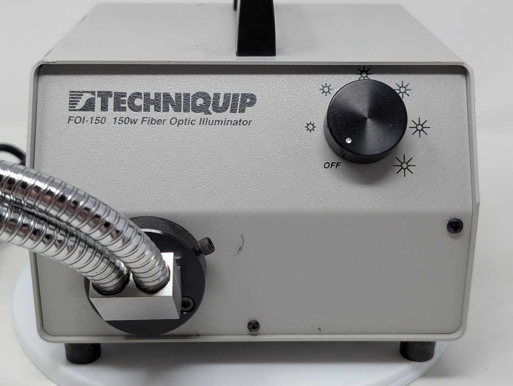 Techniquip FOI-150 Fiber Optic Illuminator Light Source - TESTED Working