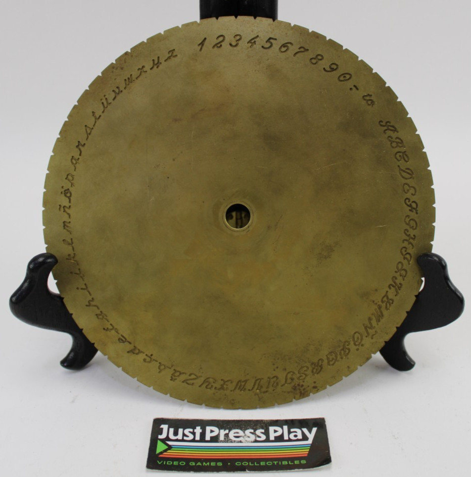 Hermes Connecting Script 8" Dial for Inside Ring Engraver Plate Wheel