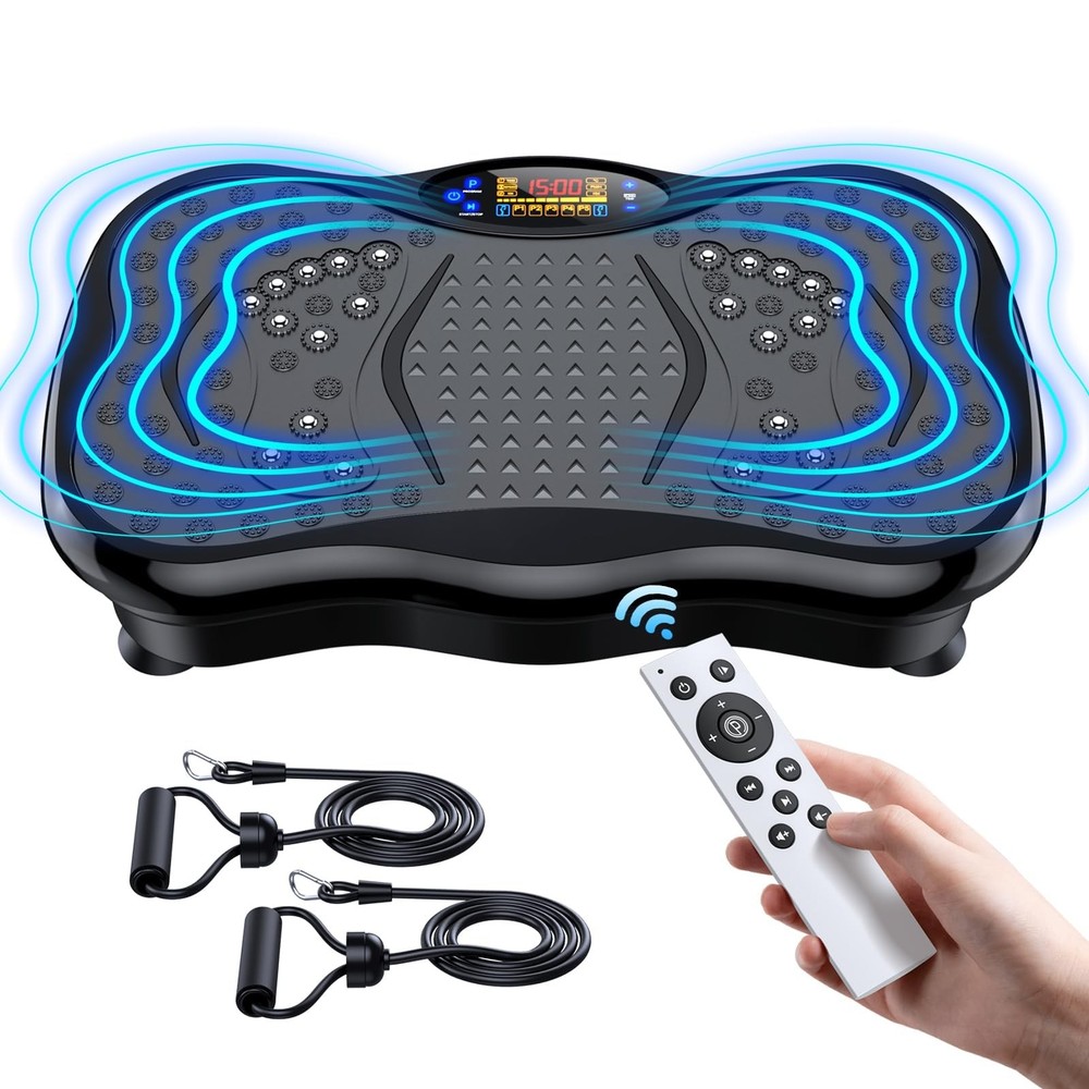 Vibration Plate Exercise Machine, Lymphatic Drainage Machine for Weight Loss,...