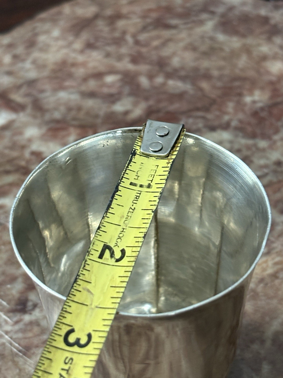 Vintage Octagonal Sterling Silver Cup