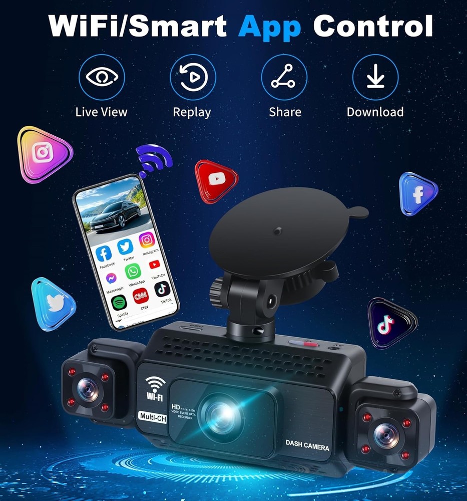 WiFi & App Control Dash Camera