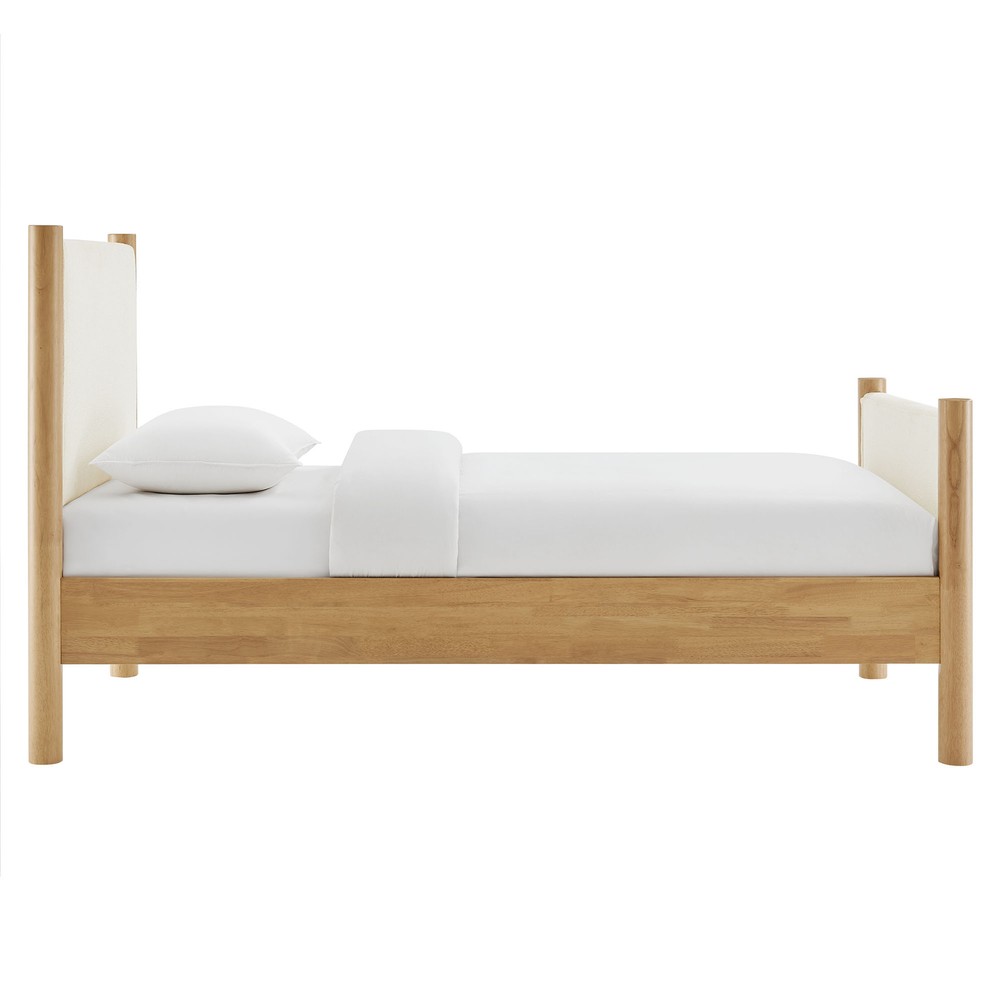 Maven Platform Bed in Feather Oak