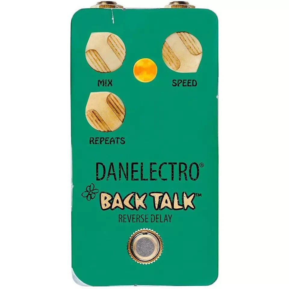 DANELECTRO Back Talk(TM) - Reverse Delay Pedal Electric Guitar Effects ⭐NEW⭐