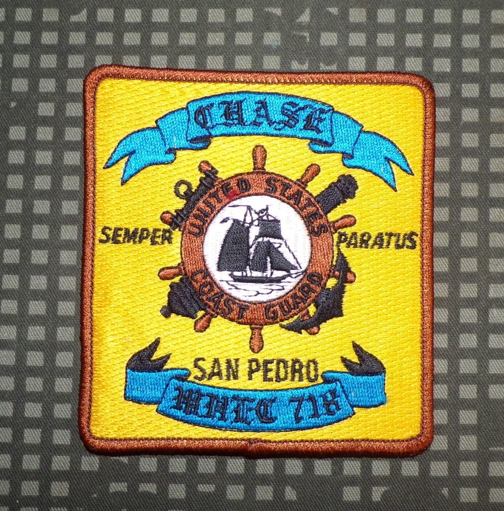 USCGC US Coast Guard Cutter Chase WHEC 718 San Pedro Patch