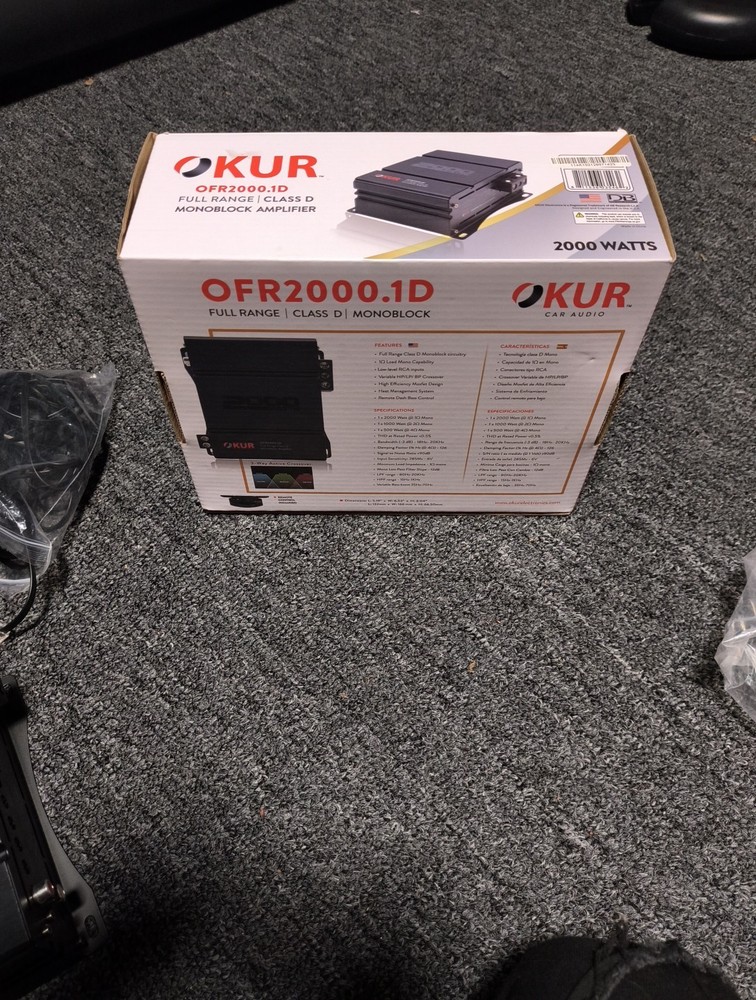 Okur Ofr2000.1D Full Range Monoblock Amplifier