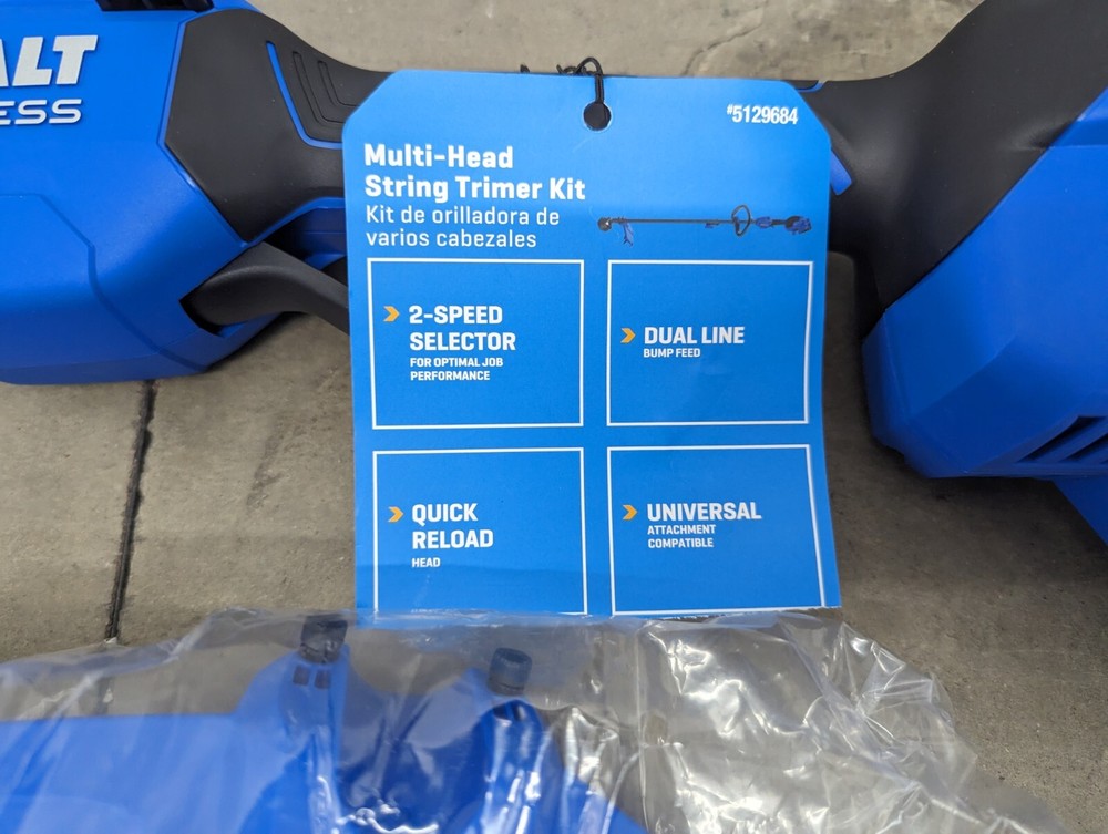 NEW KOBALT 24V Brushless String Trimmer Attachment Capable -Tool Only