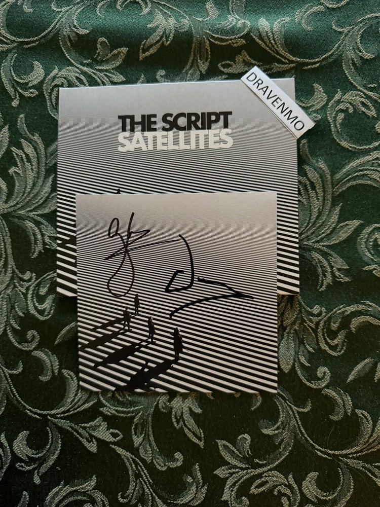 The Script- Satellites cd with signed insert card AUTOGRAPHED