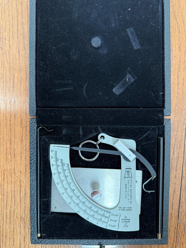 TMI Pocket Paper Basis Weight Scale Ream Testing Machine