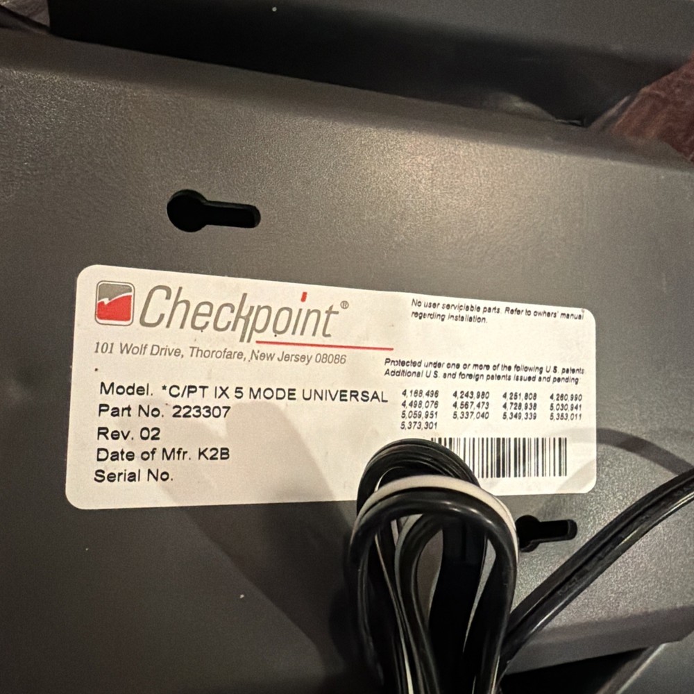 2 CHECKPOINT Counterpoint C/PT IX 5 MODE With Power Adapter