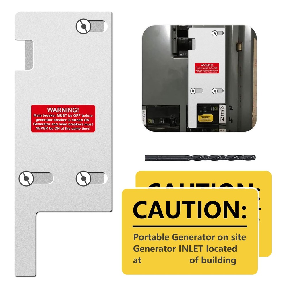 Interlock Kit for Square D 150/200 Amp Breakers - Home Safety Solution