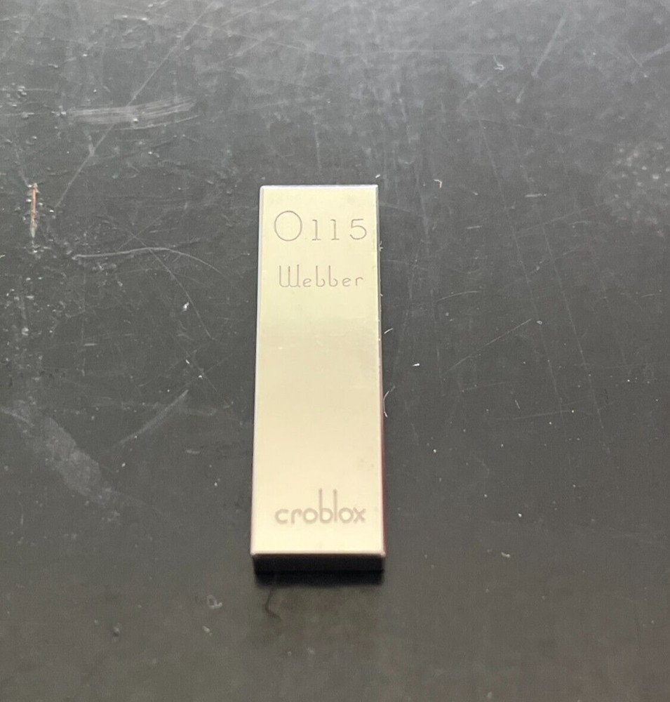 .115" Starrett-Webber Gage Block with certification