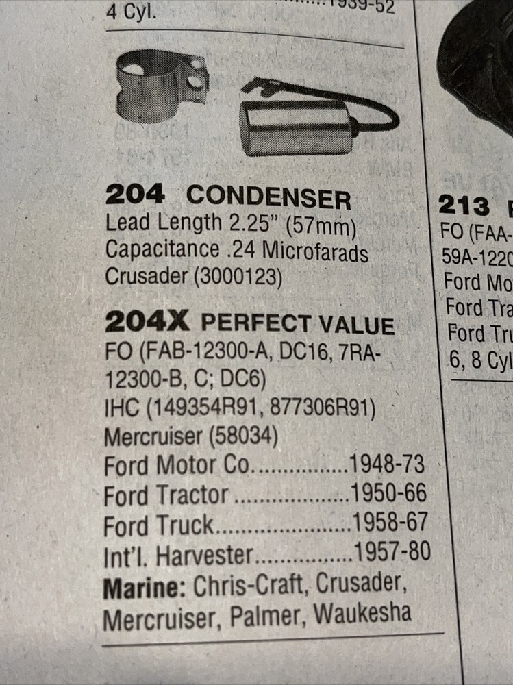 Condenser Kemparts 204