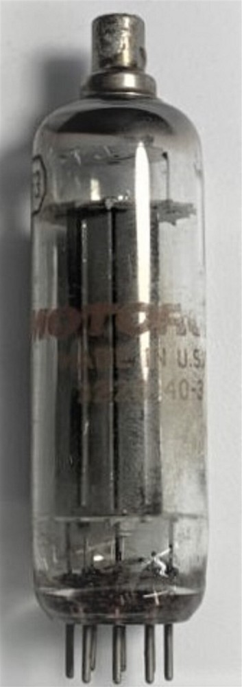 12AF3 TUBE MOTOROLA TESTED & BOXED VINTAGE COMMERCIAL SURPLUS