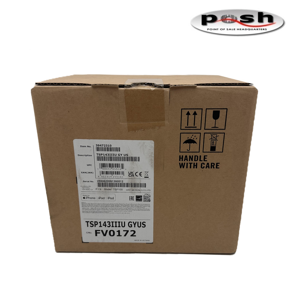 Star Micronics TSP143IIIU TSP100 Thermal Receipt Printer - USB Type B – NEW
