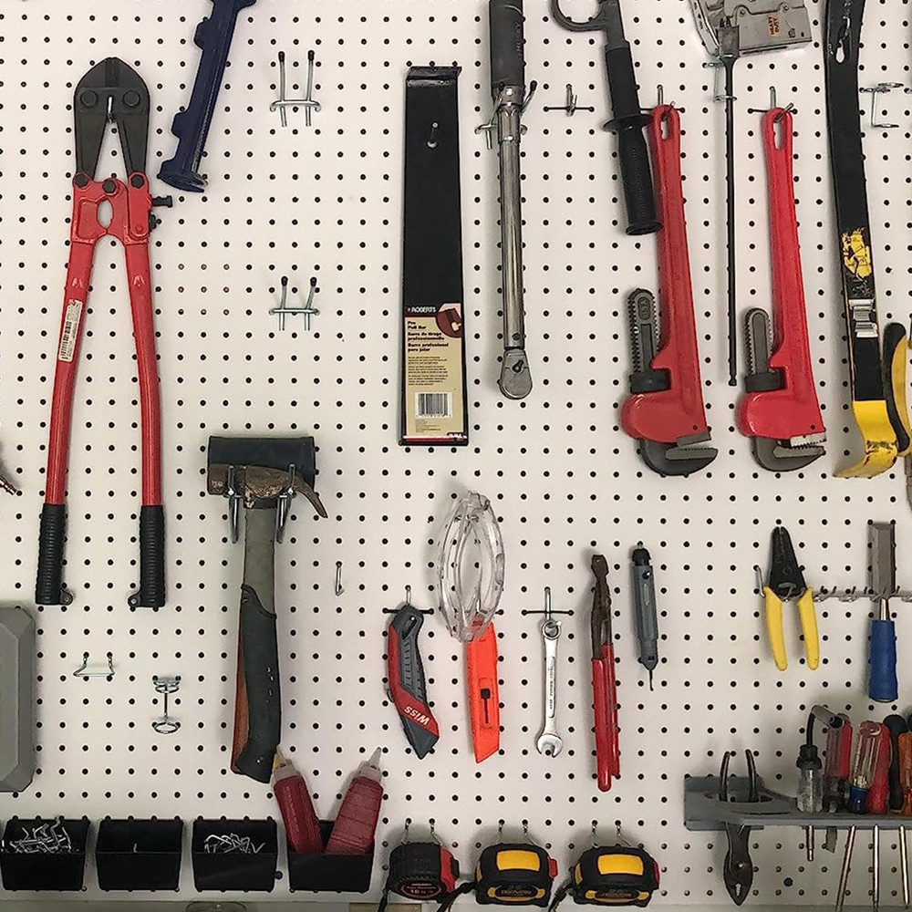 Pegboard Hooks Set for Hanging Tools, 206PCS Heavy Duty Peg Hook Hanger & Holder