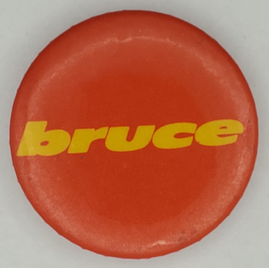 Vintage 80s BRUCE SPRINGSTEEN Pinback Button E St Band