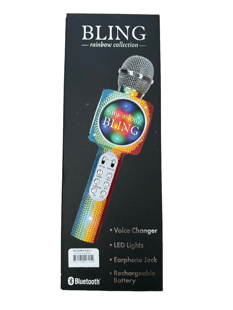 BLING Rainbow Collection Karaoke Microphone