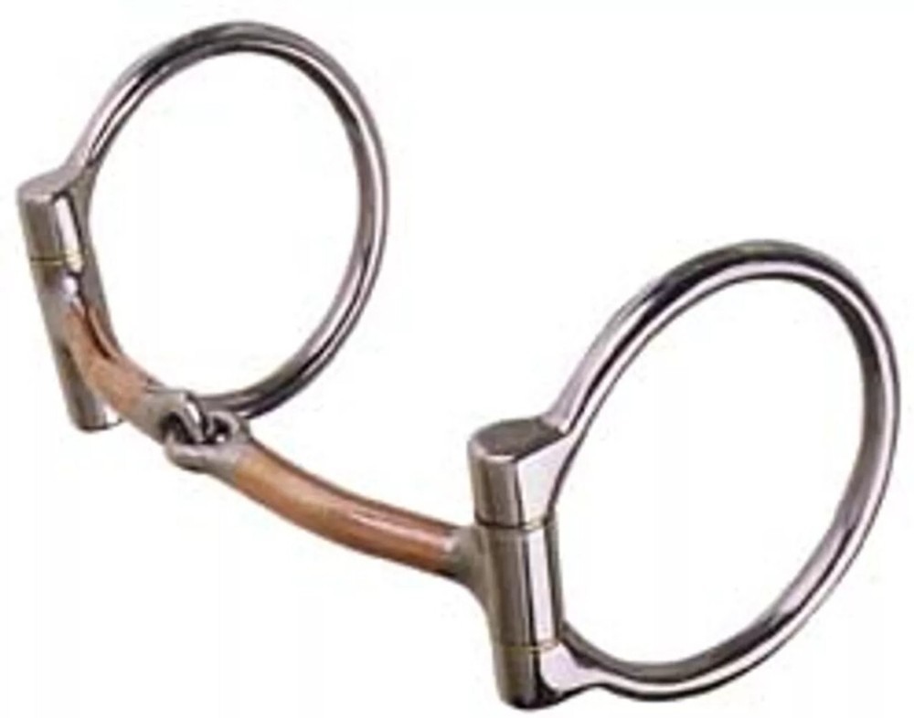 Reinsman Copper Mouth Snaffle D-Ring Bit