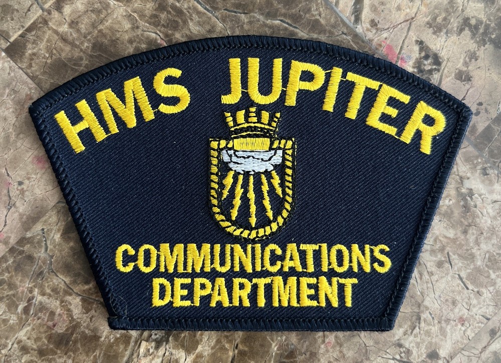 HMS Jupiter Royal Navy J-Class Destroyer Communications Department Patch