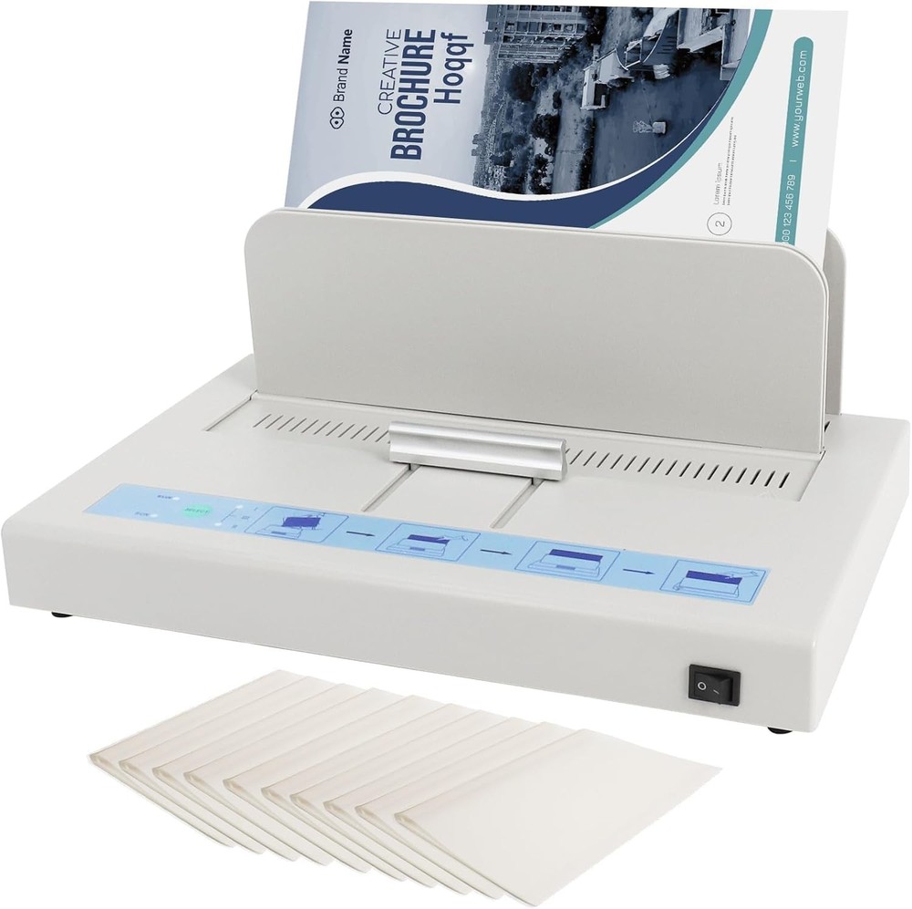Thermal Binding Machine 500 Sheets Capacity Machine, White