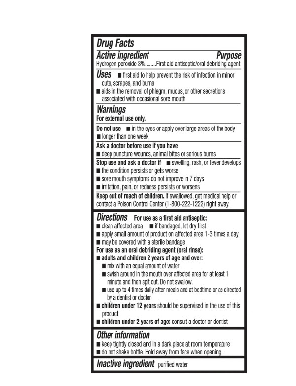Equate 3% Hydrogen Peroxide Liquid Antiseptic, 6 Pack, (6 x 32 fl oz)