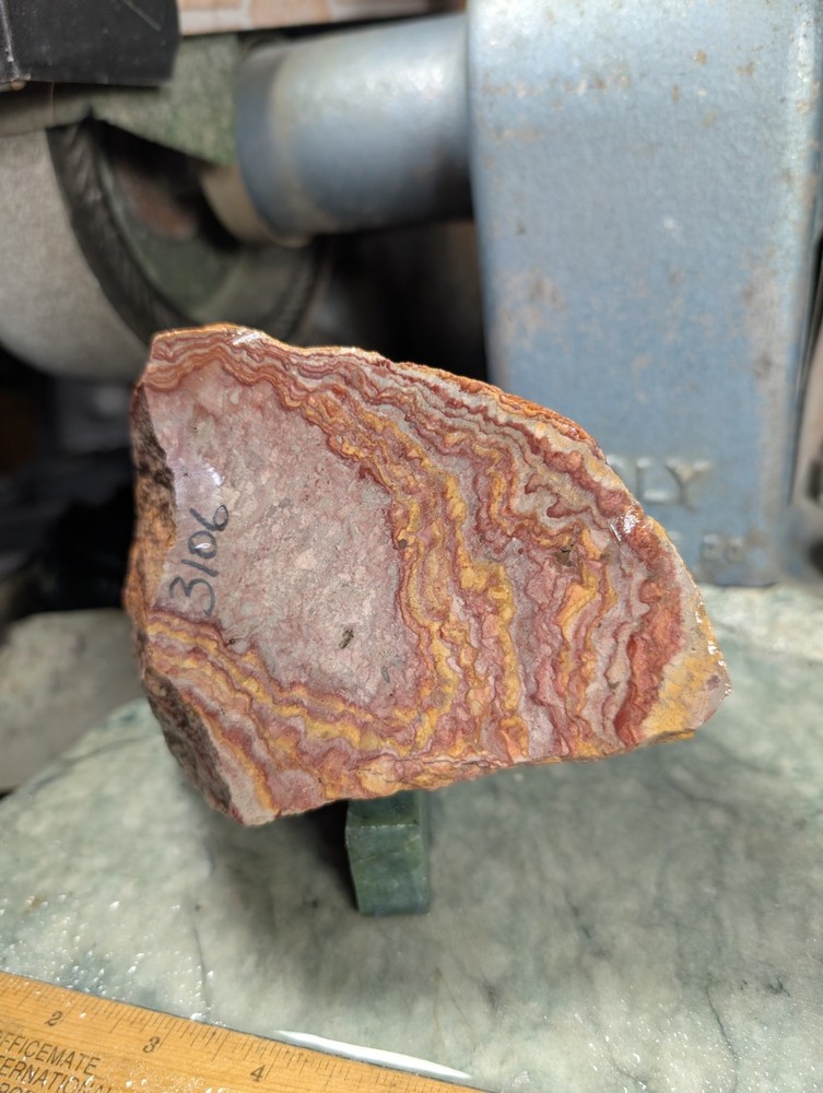 Jasper Rough Jasper Slab  6.8 lbs