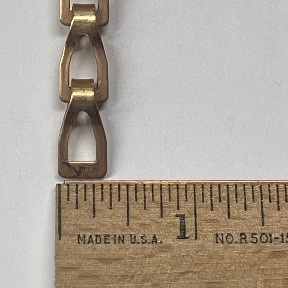 Solid Bronze Sash Chain 25’ Feet #40 Bright 089-4077 (2lbs. 5oz)