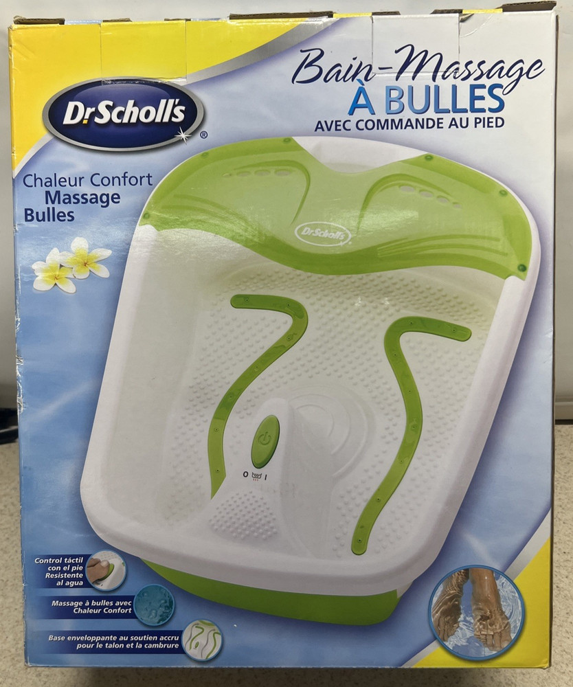 Dr. Scholl's Bubbling Toe-Touch Foot Spa NIB